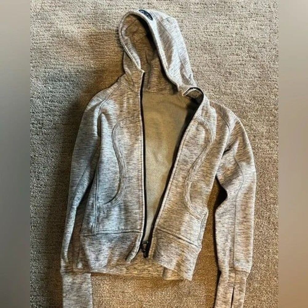 Lululemon Scuba Hoodie Heathered Navy Size 2